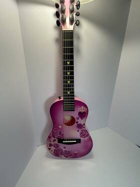 Fg4085 First Act Discovery Pink Acoustic Guitar 6 Strings Plastic
