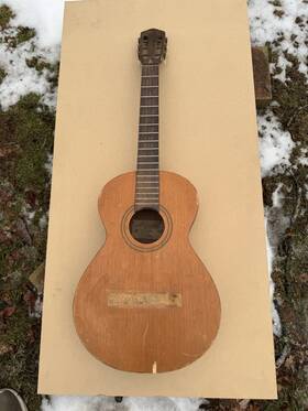 71366 Framus Vintage Acoustic Guitar Project Includes Detached Bridge