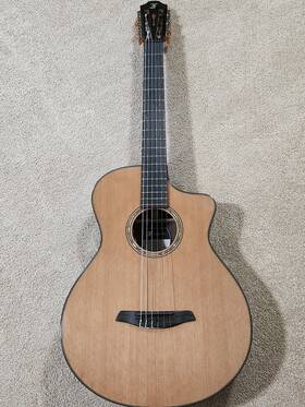 4-cra Furch Gnc Eas Grand Nylon With Lr Baggs And New Cnr System Active Neck Design