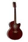 Ga712ce-bur De Rosa String Thin Body Guitar Burgundy Right Handed