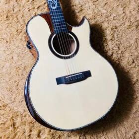 G-1601 Geake 40 Inch All Solid Acoustic Guitar With Special Rosewood Mahogany