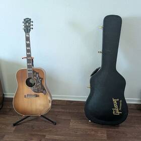 13424056 Gibson Hummingbird Dreadnought Acoustic Guitar 6 String Brown With Case