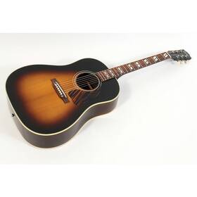 1978889775 Gibson 197881289775 1942 Banner Southern Jumbo Acoustic Guitar Vintage Sunburst Ob