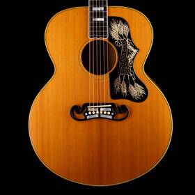 84gib041 Gibson Pre Owned 2001 Montana Gold Sj-200 Ren Ferguson-era Natural Acoustic Guit