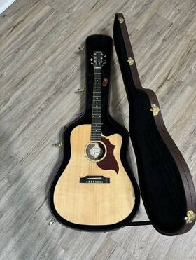 Aghbwnn19 Gibson Hummingbird Walnut M - Antique Natural Cutaway Acoustic Electric Mint