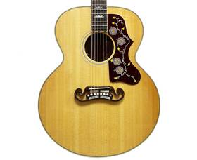 Gibson-sj200-nat Gibson Sj-200 Standard Acoustic-electric Guitar Antique Natural With Case