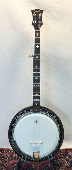Rb-100 Gibson Vintage 1964 Five-string Archtop Banjo With Hardshell Case