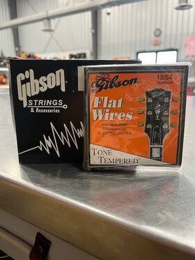 Seg-1040m Gibson 12 Sets Of 12/54 Medium Flat Wires Nib