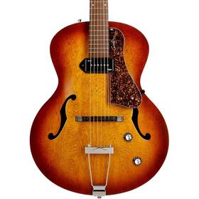 031986 Godin 5th Avenue Arch Top Acoustic Kingpin P90 Rw Neck Cognac Burst