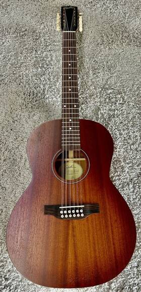 053148 Godin Mahogany Folk 12 String Rh Acou/elec Guitar With Gigbag - Rustic Burst