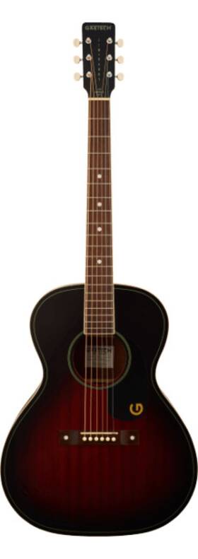 2711100530 Gretsch Jim Dandy Concert Acoustic Guitar Deep Cherry Burst Finish