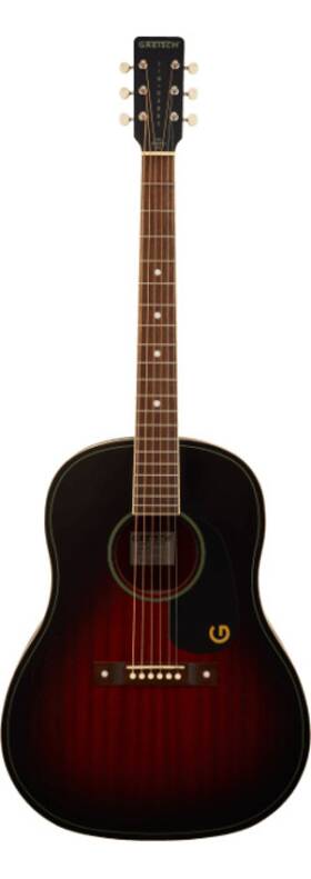 2711200530 Gretsch Jim Dandy Dreadnought Acoustic Guitar Deep Cherry Burst Finish