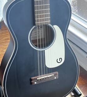 G9520-blk Gretsch Guitars G9520 Jim Dandy Flat Top Black Acoustic Guitar