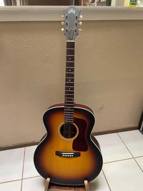 Guild 614252349819 Usa F-40 Jumbo Acoustic Guitar Made In Antique Burst