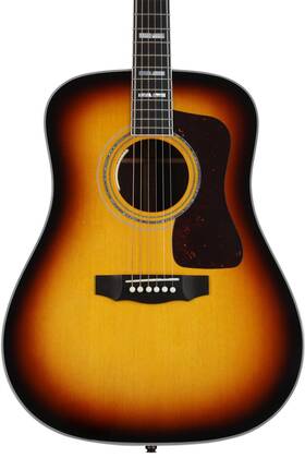 99-744-0120 Guild D-55e Acoustic-electric Guitar - Antique Sunburst