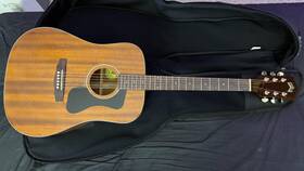 D-125nat Guild D-125 Nat - 2013 Full Mahogany Dreadnought Acoustic Guitar D125