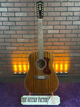 Guild D1212-0728-u D-1212 Westerly Collection Mint 12-string Dreadnought Natural With Delux