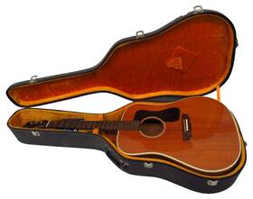 D17-m Guild 1985 D-17 Mahogany Dreadnought Acoustic Guitar With Hard Case Made In Usa