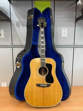 De100356 Guild 1979 D-55 Acoustic Guitar W Hardcase