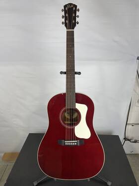 Ds-240 Guild Ds240 Very Good Dreadnought Acoustic Guitar Solid Spruce Top Wine Red