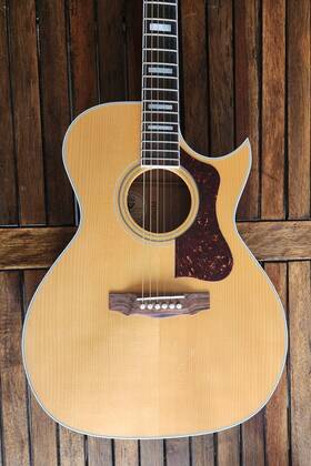 F47mca Guild Acoustic Gutiar With D-tar Pickup System Adirondack Spruce Flames