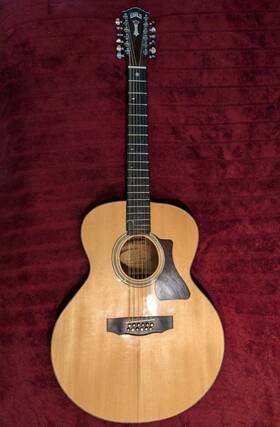 Gad-jf30-12 Guild 12 String Acoustic Guitar Natural Gloss