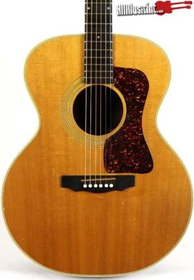 Gf-50 Guild 1987 Natural Acoustic Guitar With Gig Bag