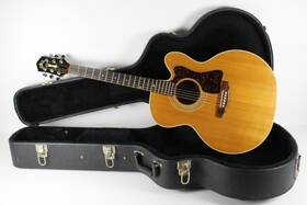Jf-30c Guild 1988 Blonde Jumbo Acoustic Cutaway Maple Back And Sides Usa