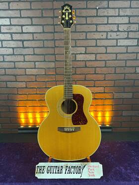 Jf30-0855-u Guild 1996 Usa Westerly Ri Jf-30 Natural Jumbo 6 String Acoustic Guitar F