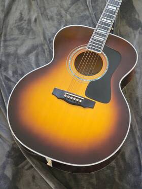 Jf65-ab Guild 1999 Usa Jumbo Acoustic Guitar Antique Burst Original Hard Case