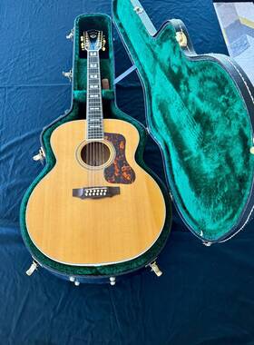 Guild Tk03601 F-412 Maple Jumbo 12-string Acoustic Guitar Natural 2007 - Tacoma Made