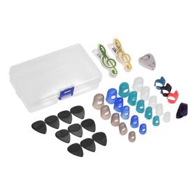 Guitar Accessories Kit Includes 20pcs Silicone Finger Protectors 10pcs