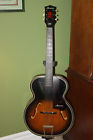 H1215 Harmony Vintage Tobacco Sunburst Archtop Acoustic Guitar