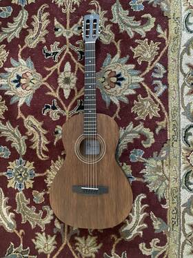 Clp-15me Harley Benton Custom Line Lh Left Handed 000 Parlor Mahogany Slotted