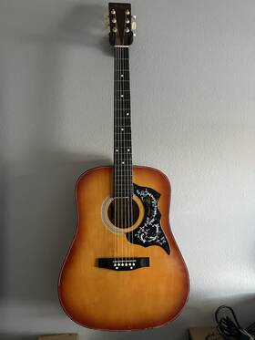 01010 Harmony Dreadnought Acoustic Guitar