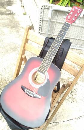 Harmony 01253 Nice Parlor 1/2 Acoustic Guitar China #01523 Inch S Vg-exc. Fast Ship