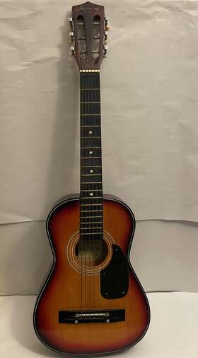 H1249 Harmony Vintage Acoustic Guitar Storage Find Musical Instrument
