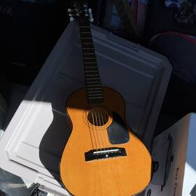 Ho201 Harmony Parlor Acoustic Guitar 6 String Wood Brown Right-handed