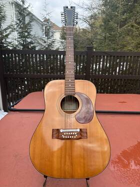Harptone E-6nc E-12n Guitar Very Rare Clean Standel With Case And Free Shipping