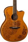 0asis Hen 02 Cdr Luna Guitars Henna Cedar Guitar Satin 814064029439