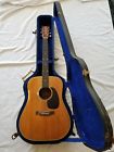 Hg-04 Hohner Guitar Natural Finish Includes Guild Vintage Case
