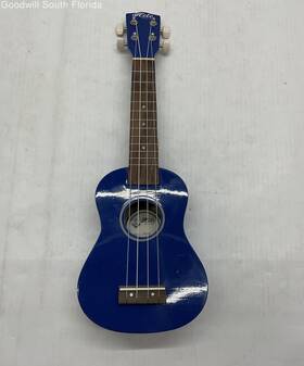 2500bl Hilo Blue Body Gloss Finish 4-string Acoustic Guitar Instrument