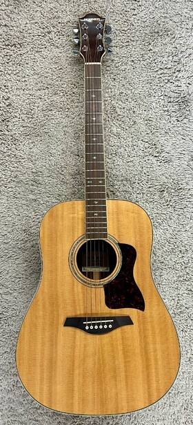 Dr-500 Hohner 048667410251 Acoustic Guitar Like Masterbilt Dr500 Dreadnaught Size - Used
