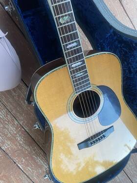 Hg320 Hohner Acoustic Guitar 197o S Made In Japan Excellent