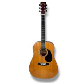Hmw-600 Hohner Vintage Hmw 600 Guitar Brown Natural Wood Made Korea 1996-1998 Acoustic