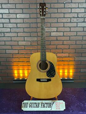 Hw220-0602-u Hohner Hw220 Dreadnought Acoustic Guitar - Natural With Case