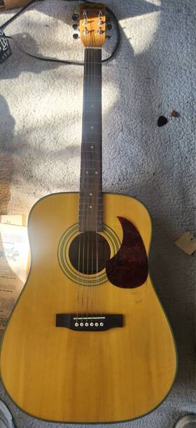 Hw640lhntf Hohner Nice Vintage Hw-640 Ntf Right Hand Guitar Great Shape With Case
