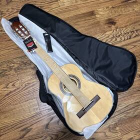 Hola Music Hg-34gls 34 Inch Youth Guitar Classical Acoustic Spruce Mahogany New