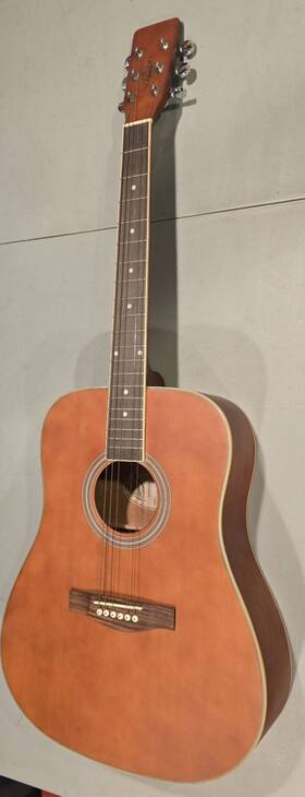 Hd1nt Hudson Standard Series Acoustic Guitar Dreadnought With Bag And Extras