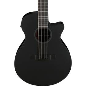 Aeg721 Ibanez 549763364449 Used 7 String Acoustic-electric - Black Out